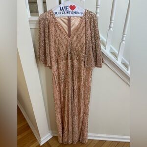 Mac Duggal Glittering Pink Sequin Dress